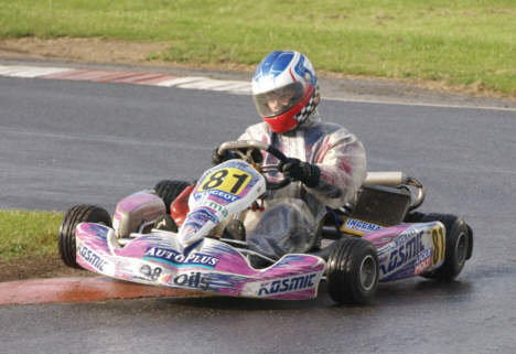 Flere flyveture på kart-banen i Rudskogen blev også resultatet af en tæt fight i Viking Trophy 2007.